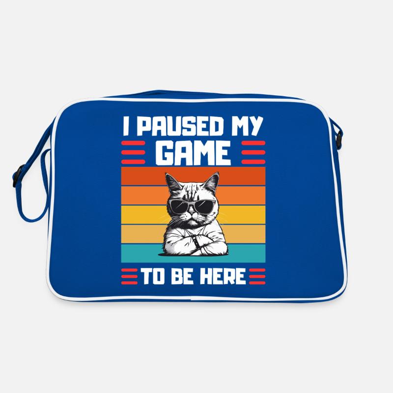 Zocker Cat Dit Chat de jeu Sac Retro