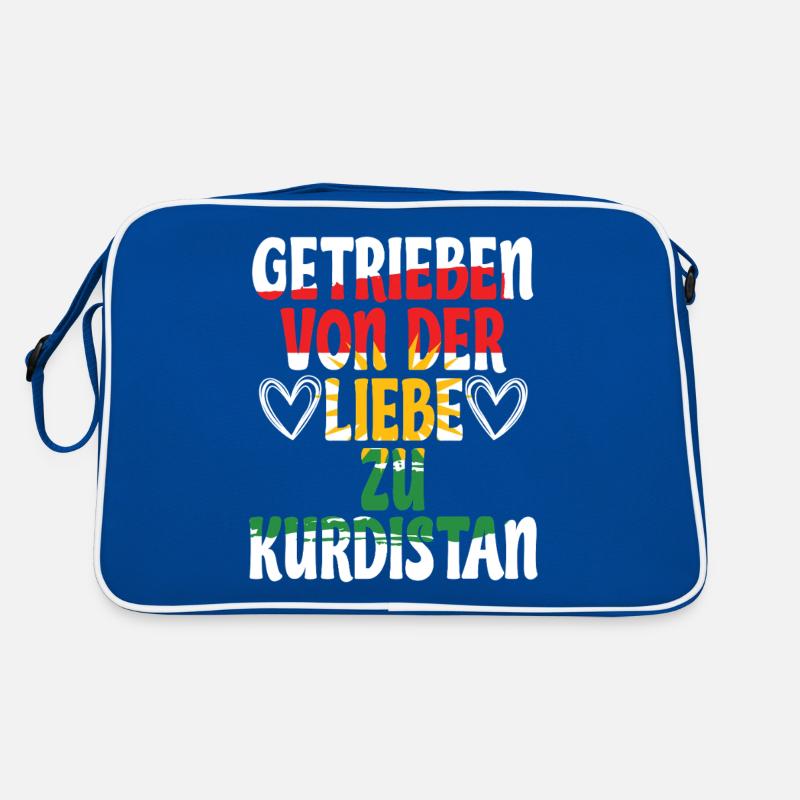Kurdistan Kurde Kurden Retro Tasche