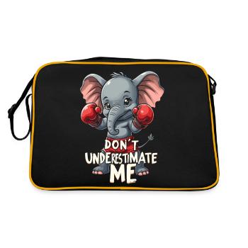Boxe Muay Thai - Sac Retro - noir/or - Dos