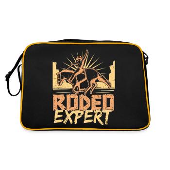 Western Rider Rodeo Expert Cowgirls Rodeo - Retro Bag - black/gold - Back