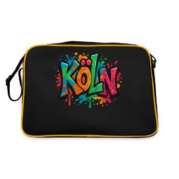 Cologne - Retro Bag - black/gold - Back