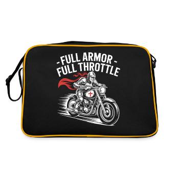 Christian Biker : Full Armor Full Pipe - Sac Retro - noir/or - Dos