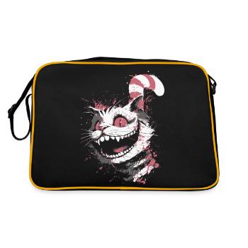 Psycho Cat Design - Look de chat Crazy Cheshire - Sac Retro - noir/or - Dos