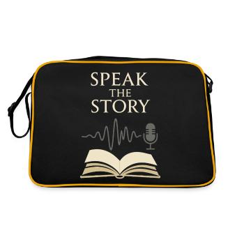 Le livre audio Narration Club Conteur audio - Sac Retro - noir/or - Dos