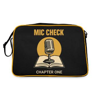 Le livre audio Narration Club Conteur audio - Sac Retro - noir/or - Dos