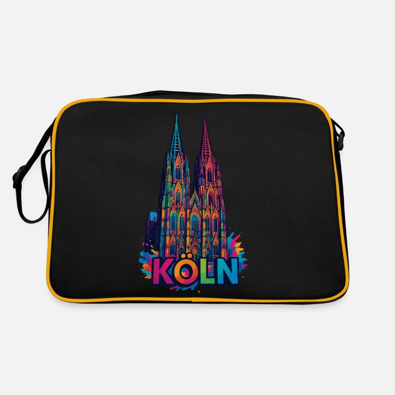 Kölner Dom Retro Tasche