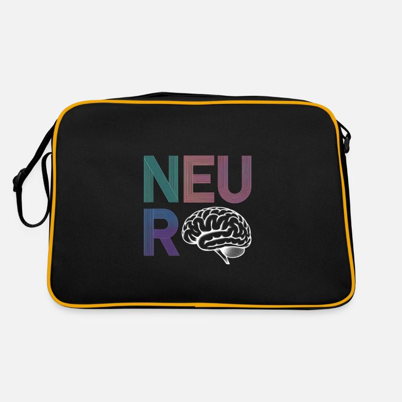 Neuro Brain Design for Science Enthusiasts Retro Bag