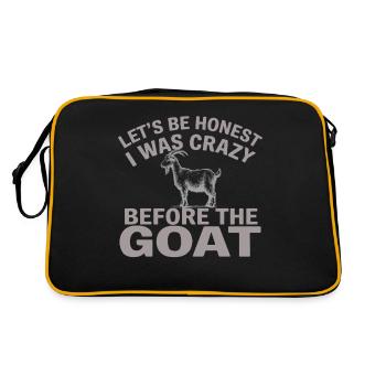 Für Ziegenliebhaber For Goat Lovers - Retro Bag - black/gold - Back
