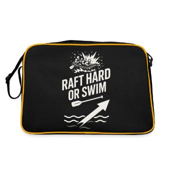 Whitewater Adventure River Rafting Crew Outdoor - Retro Bag - black/gold - Back