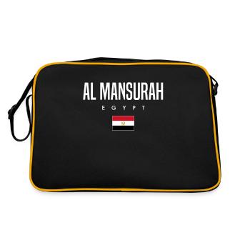 Al Mansurah Egypt - Retro Bag - black/gold - Back