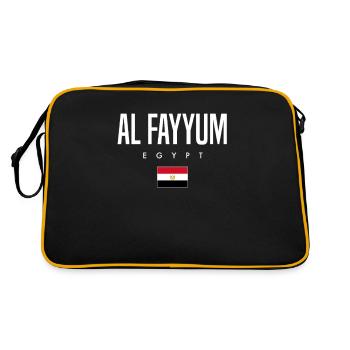 Al Fayyum Egypt - Retro Bag - black/gold - Back