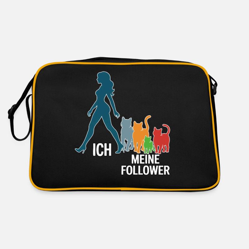 Moi et mes abonnés – Cat Humor Design Sac Retro