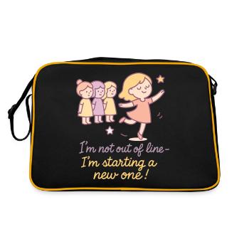 Ballet Amour Vraie Fille Vrai Ballet - Sac Retro - noir/or - Dos