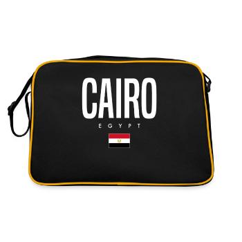 Le Caire, Égypte - Sac Retro - noir/or - Dos