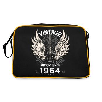 Vintage Rockin' depuis 1964, 61 ans d’indémodable - Sac Retro - noir/or - Dos