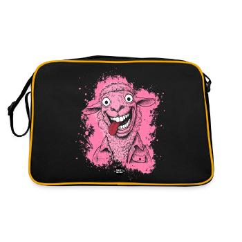 Woolly Unhinged - Retro Bag - black/gold - Back