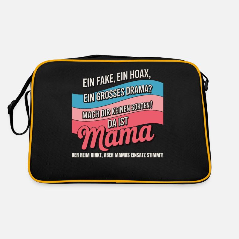 Il y a maman – héroïne dans le chaos des comptines Sac Retro