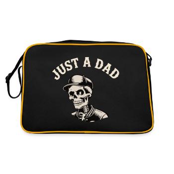 JUSTE UN PAPA - Sac Retro - noir/or - Dos