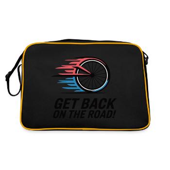BICYCLE WHEELS - Retro Bag - black/gold - Back