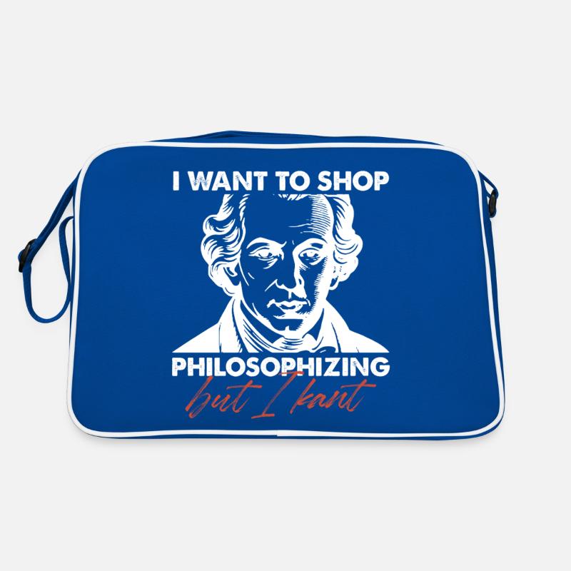 Je veux arrêter de philosopher Mais je kant Sac Retro