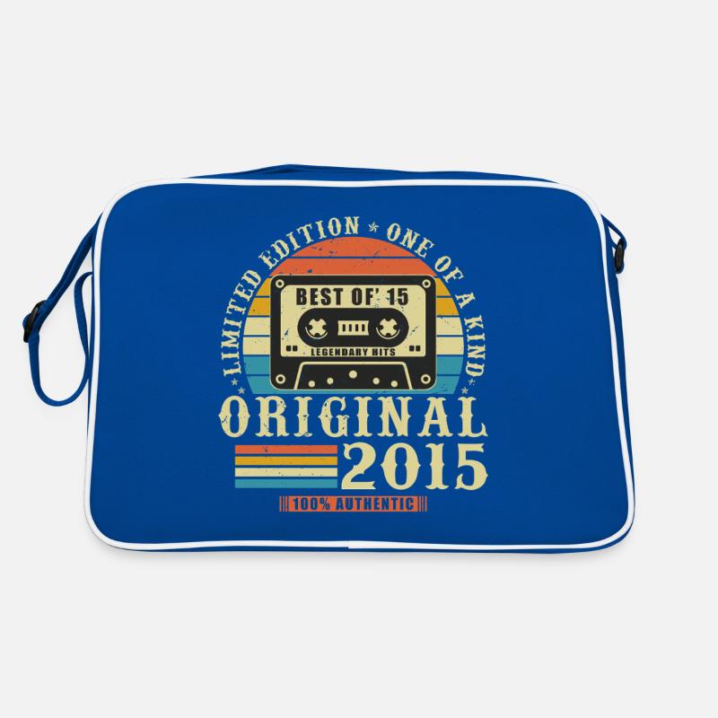 10 Year 2015 Vintage Retro Birthday Gift Retro Bag