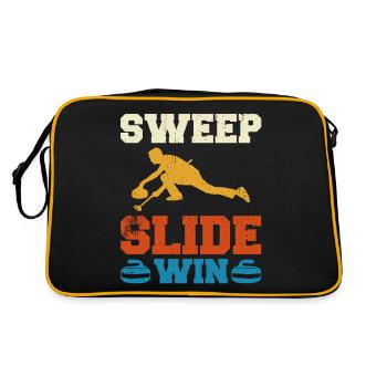 Curling Sport Curling - Sac Retro - noir/or - Dos