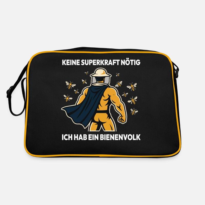 Bees Beekeeper not a superpower Necessary bee colony Retro Bag