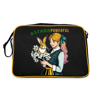 FEMME LAPIN FLEUR OSTARA PUISSANT - Sac Retro - noir/or - Dos