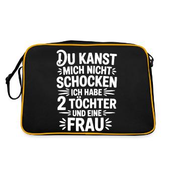 Tu ne peux pas me choquer - Nerfs d’acier - Sac Retro - noir/or - Dos