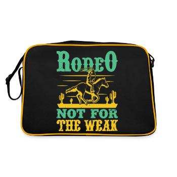 Western Rider Rodeo Not For The Weak Rodeo - Retro Bag - black/gold - Back