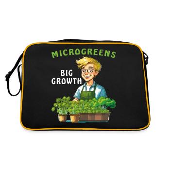 MICRO-POUSSES GRANDE CROISSANCE - Sac Retro - noir/or - Dos
