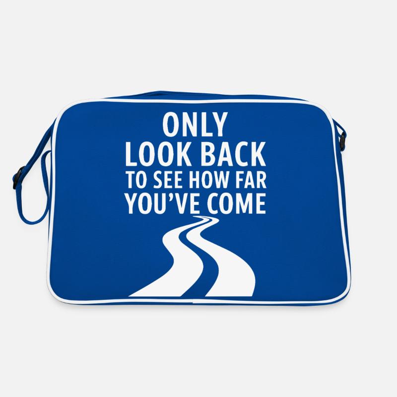 Only Look Back To See How Far You've Come Retro Bag
