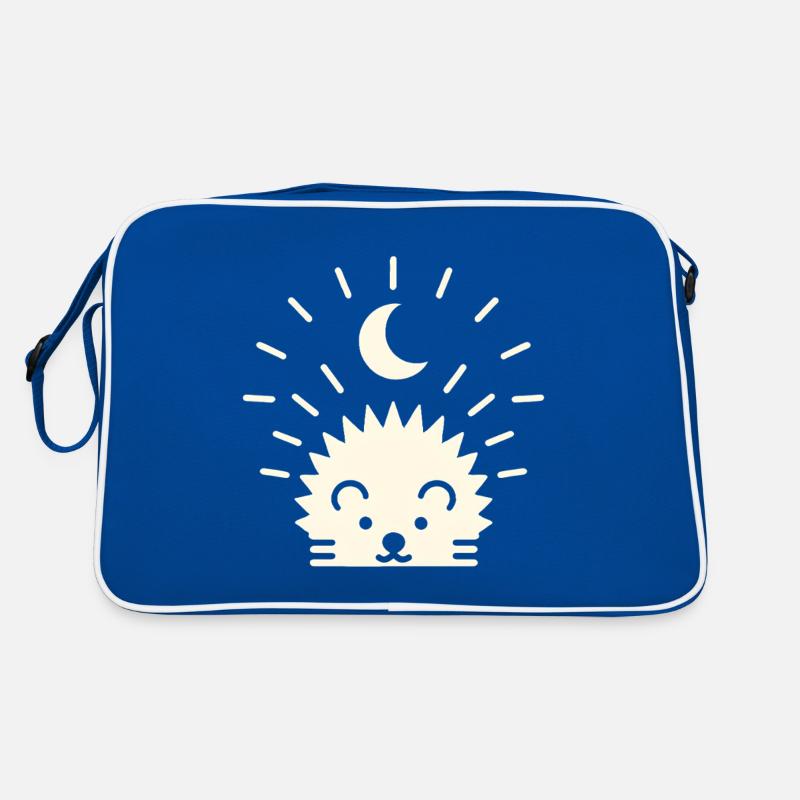 Moonlight hedgehog Retro Bag