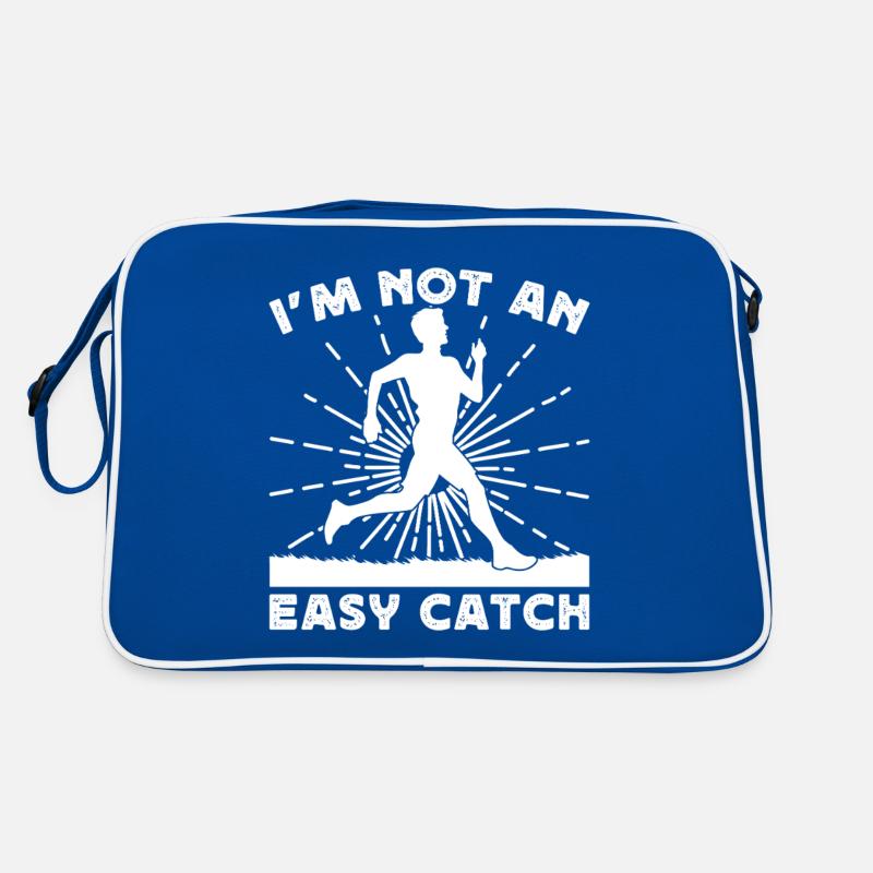 Track Athletics I´m Not An Easy Catch Retro Tasche