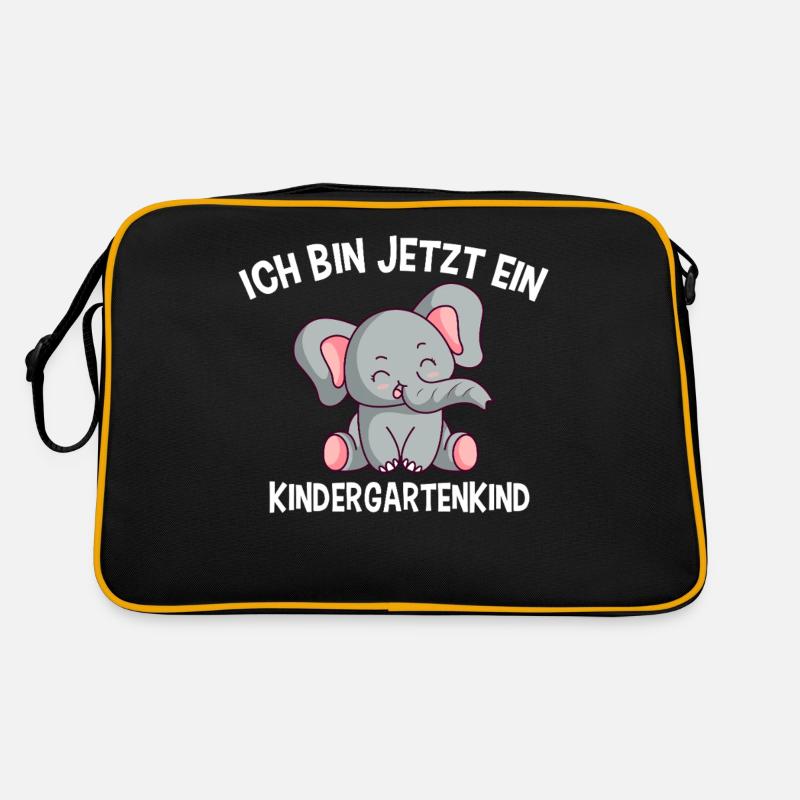 I'm now a kindergarten child elephant daycare Retro Bag