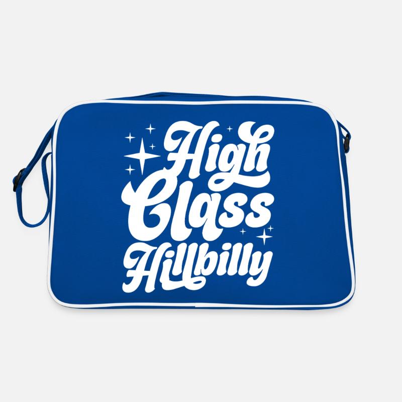 high class hillbilly Design for a enthusiast of Retro Tasche