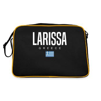 Larissa, Grèce - Sac Retro - noir/or - Dos