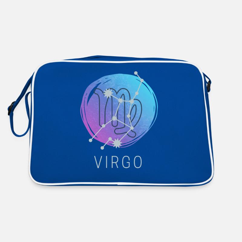 Jungfrau Tierkreiszeichen Horoskop Sternzeichen Retro Tasche