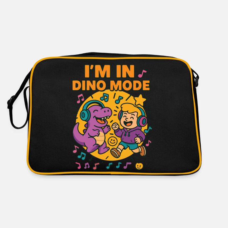 I'm In Dino Mode Dinosaurier Liebhaber Retro Tasche