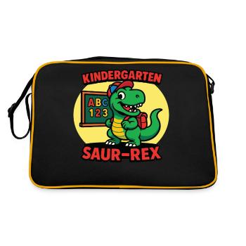 Nursery Saur-Rex Dinosaur - Retro Bag - black/gold - Back