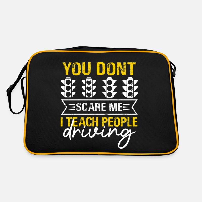 Bold Driving Instructor Traffic Light Design Retro Bag