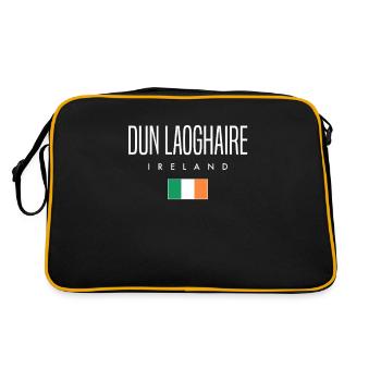 Dun Laoghaire, Ireland - Retro Bag - black/gold - Back