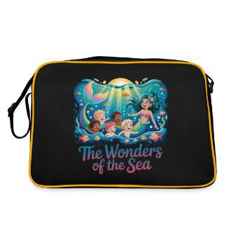MERVEILLES DE LA MER - Sac Retro - noir/or - Dos