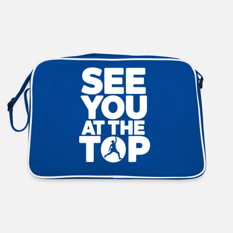 Rendez-vous au sommet – Motivation pour l’escalade Sac Retro