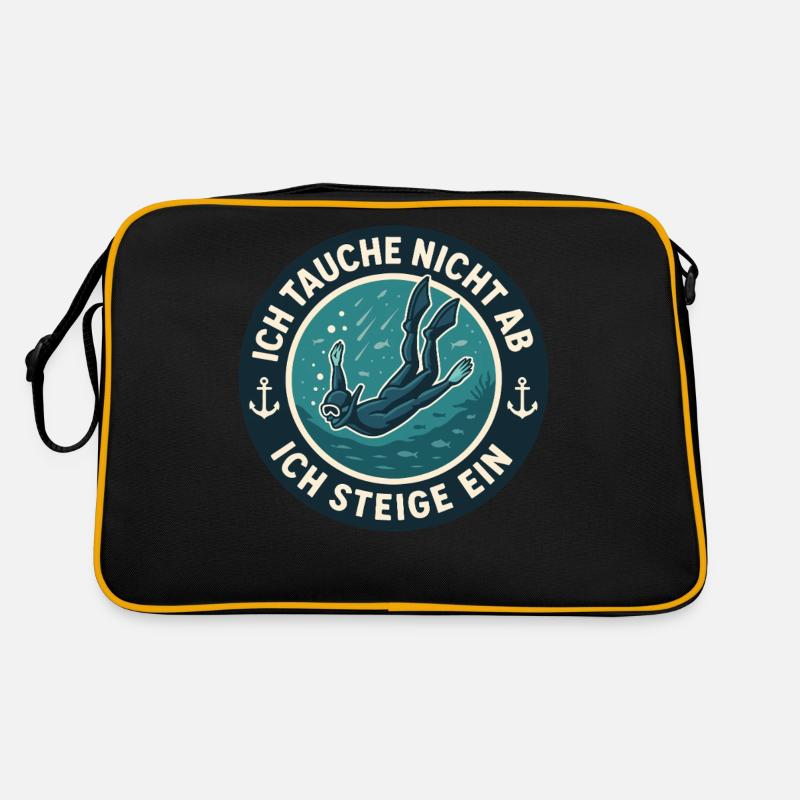 Je ne plonge pas, je me lance dans Diving Ocean Sac Retro