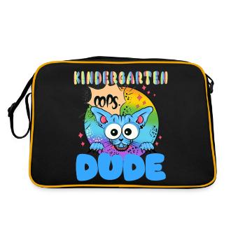 Maternelle mec drôle enfants équipage - Sac Retro - noir/or - Dos