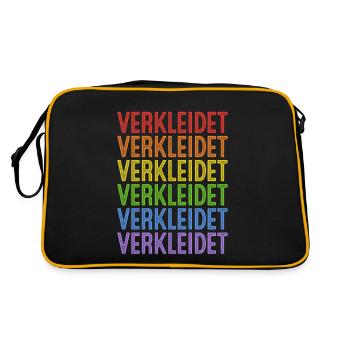 Disguised Costume Replacement Carnival Carnival - Retro Bag - black/gold - Back