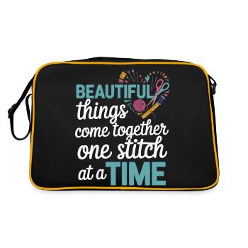 Couture et broderie – point par point selon Schönh - Sac Retro - noir/or - Dos