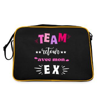 Team Retour avec Mon Ex - Sac Retro - noir/or - Dos