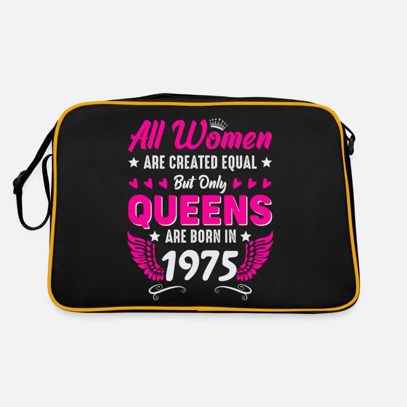 Queens née en 1975 50e anniversaire Sac Retro